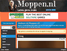 Tablet Screenshot of moppen.nl